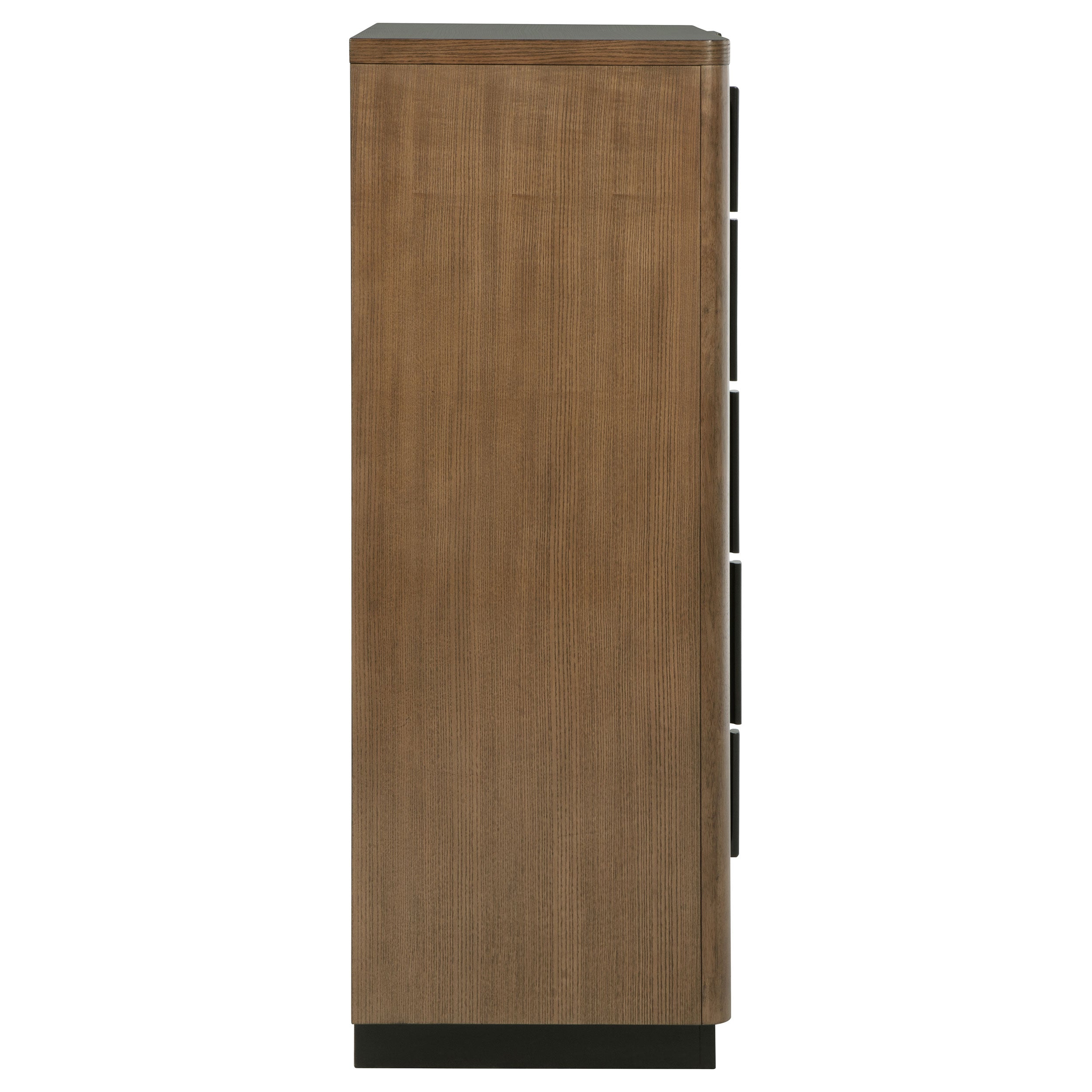 Terrace Ash Brown Dresser with Mirror, Chest, Nightstand