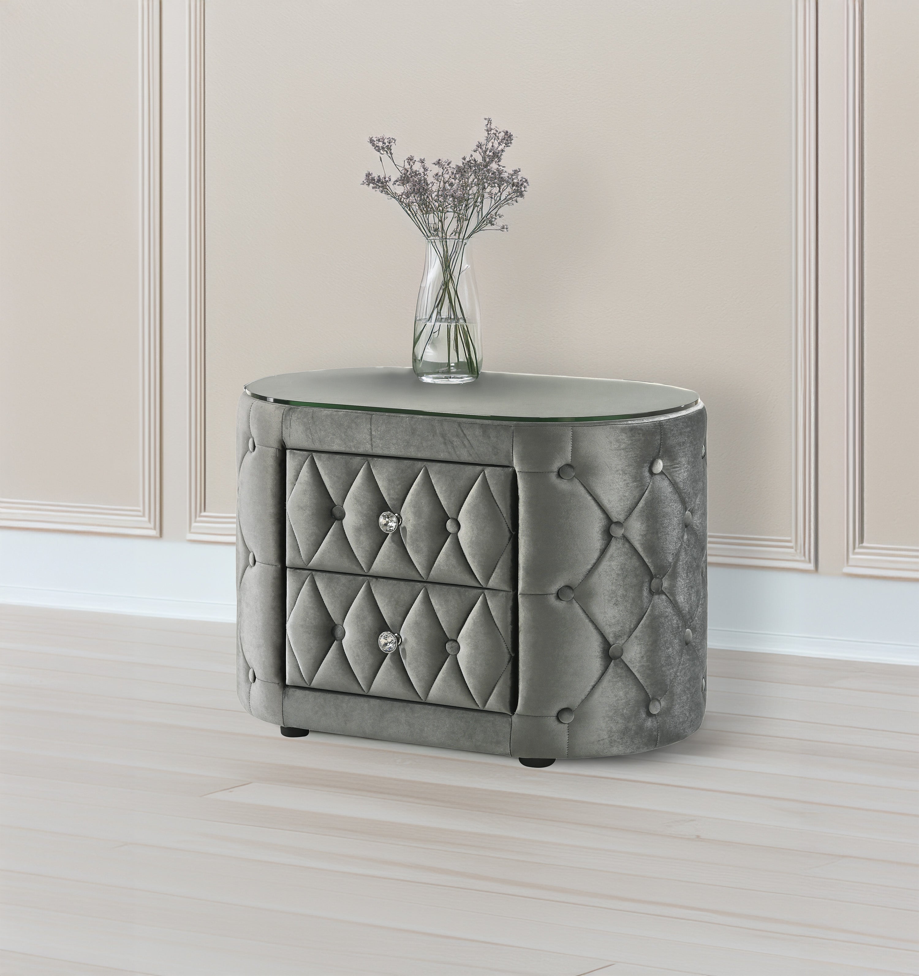 The Voltare Futuristic Bed - Grey