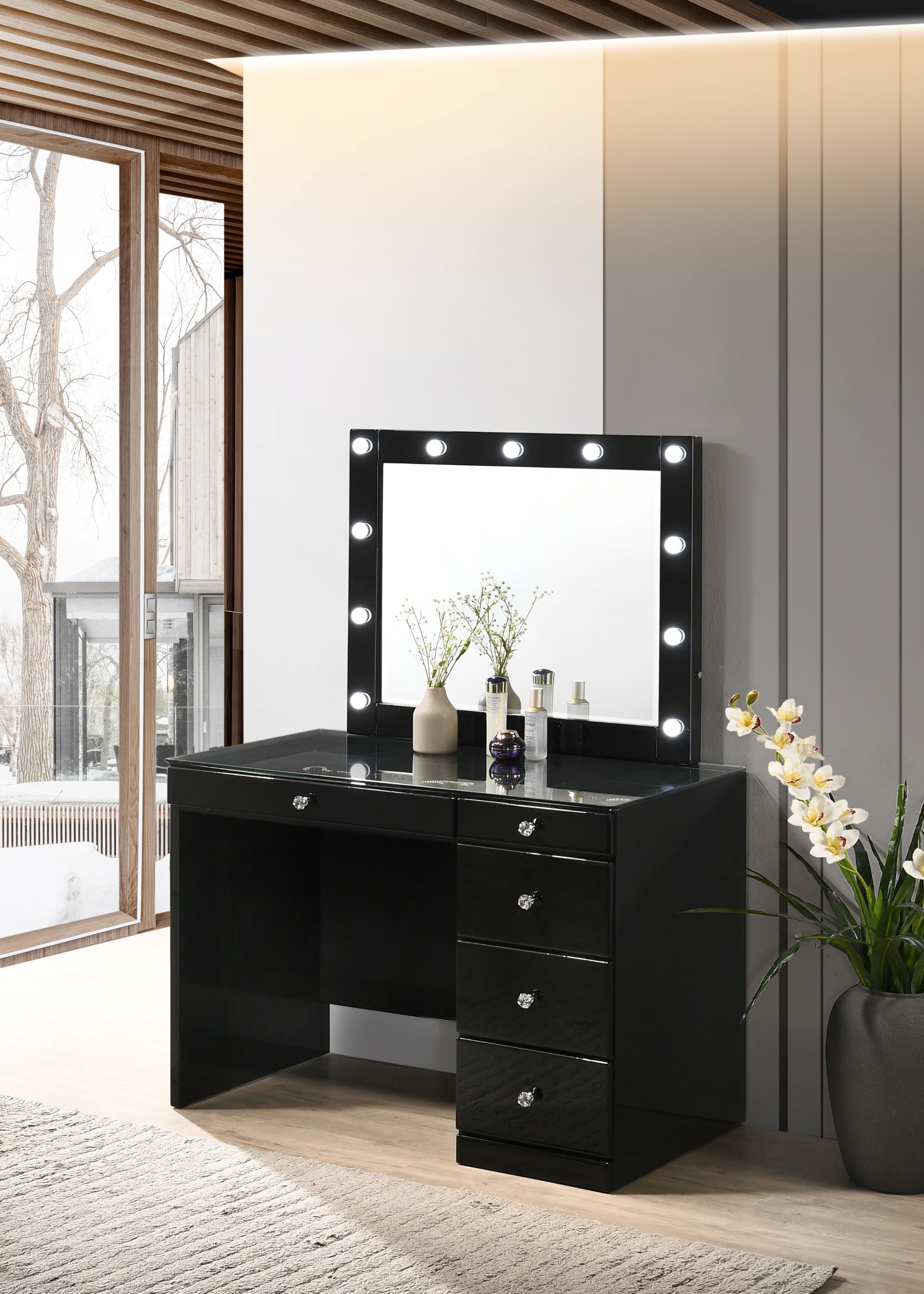Morgan Glam Vanity Noir