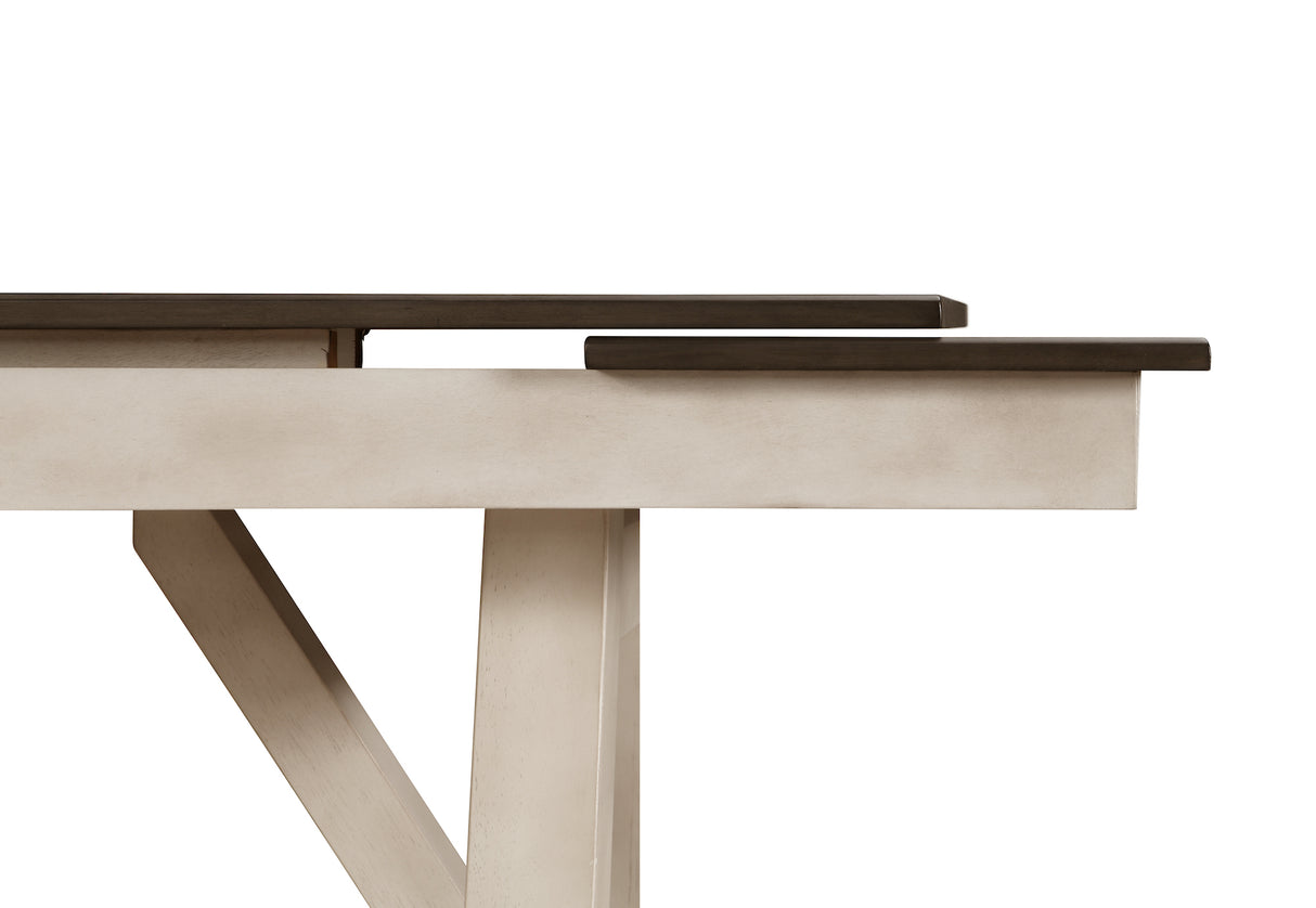 Maribelle Chalk Grey Table Height 5-Piece Dining Set