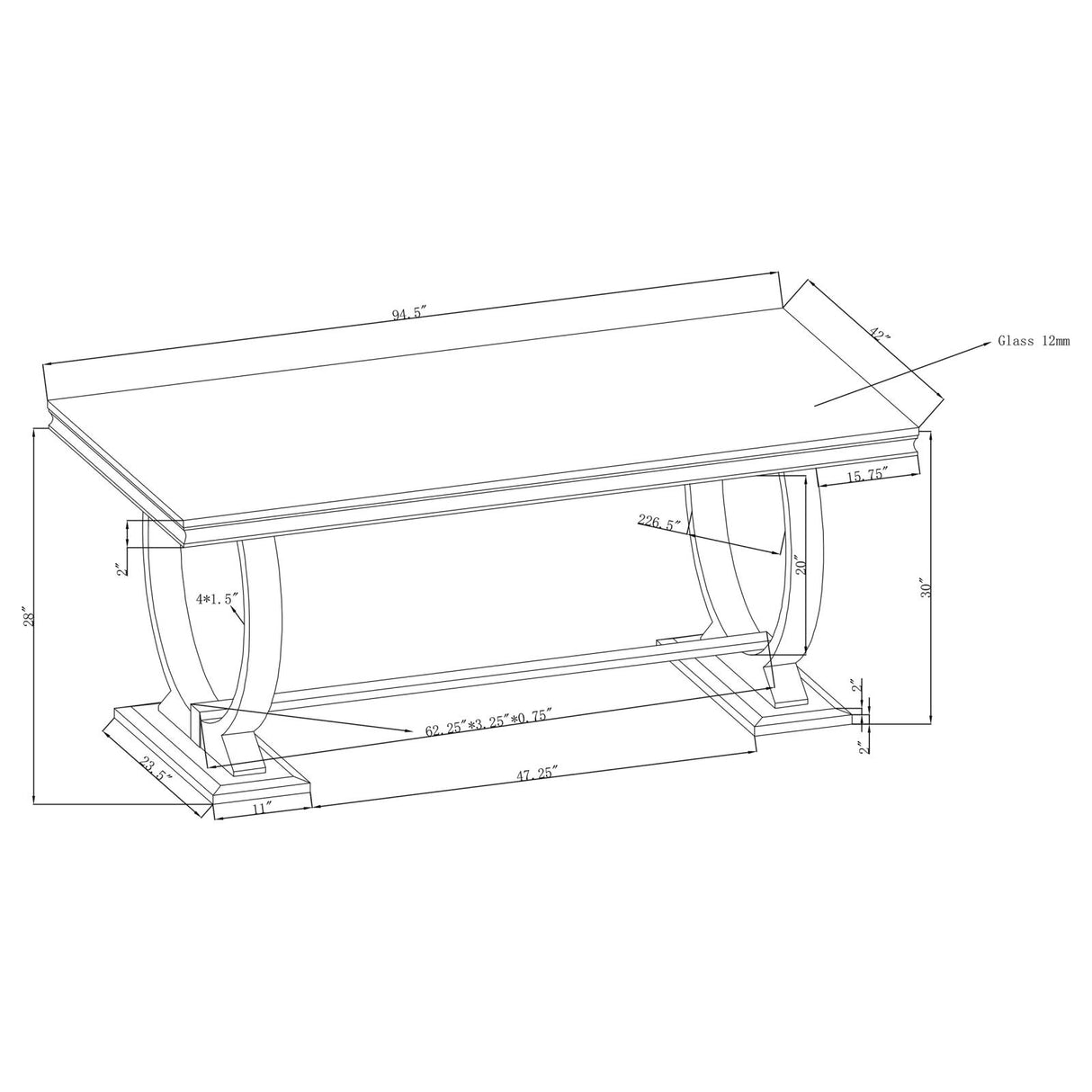The Belgravia Luxe Dining Set