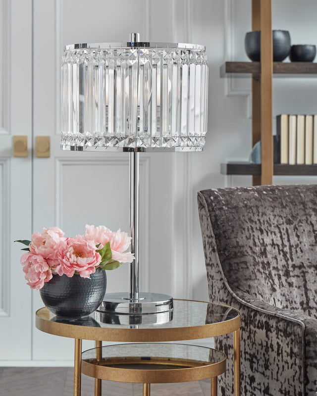 Silver Table Lamp