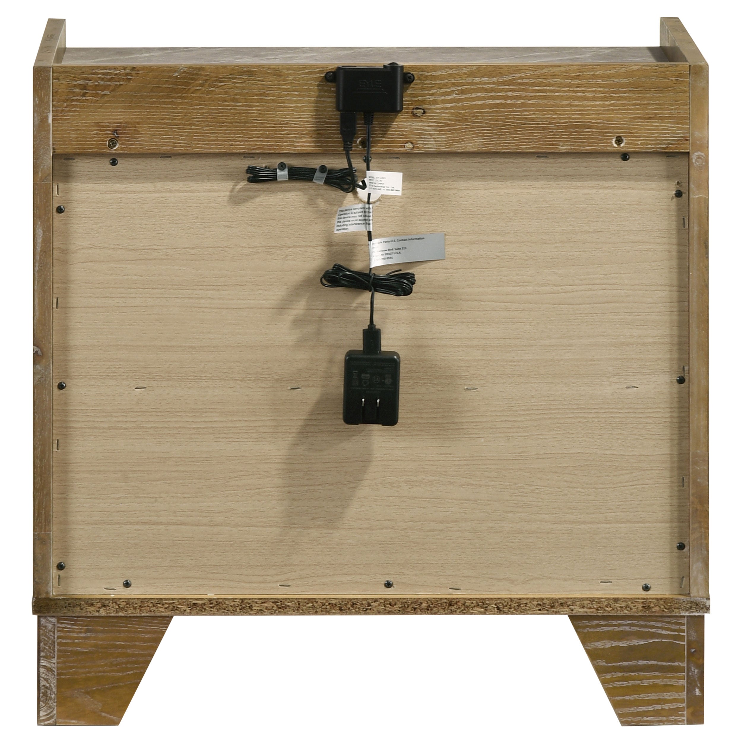 Henderson Medium Oak Dresser with Mirror, Chest, Nightstand and Mirror