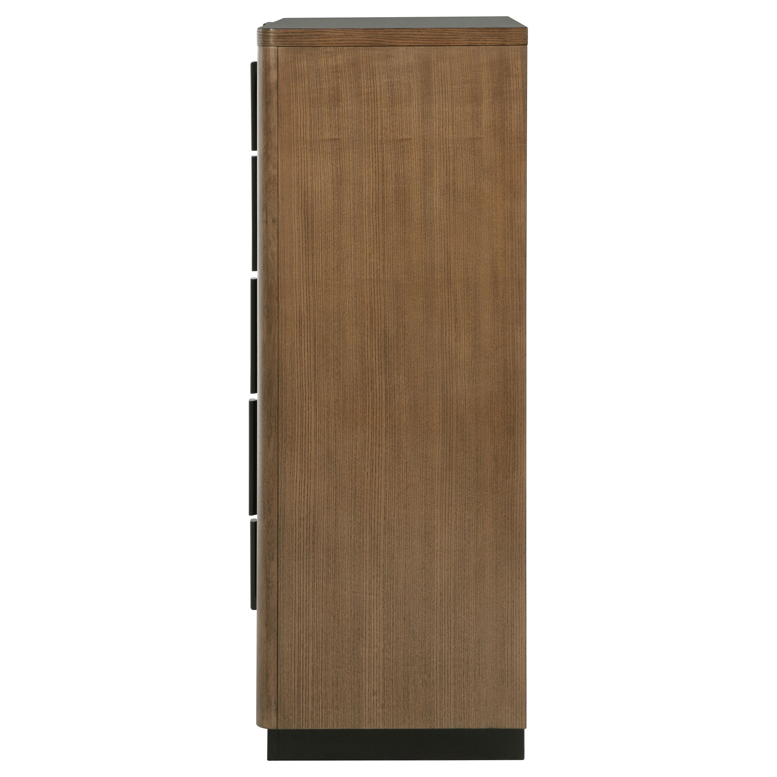 Terrace Ash Brown Dresser with Mirror, Chest, Nightstand