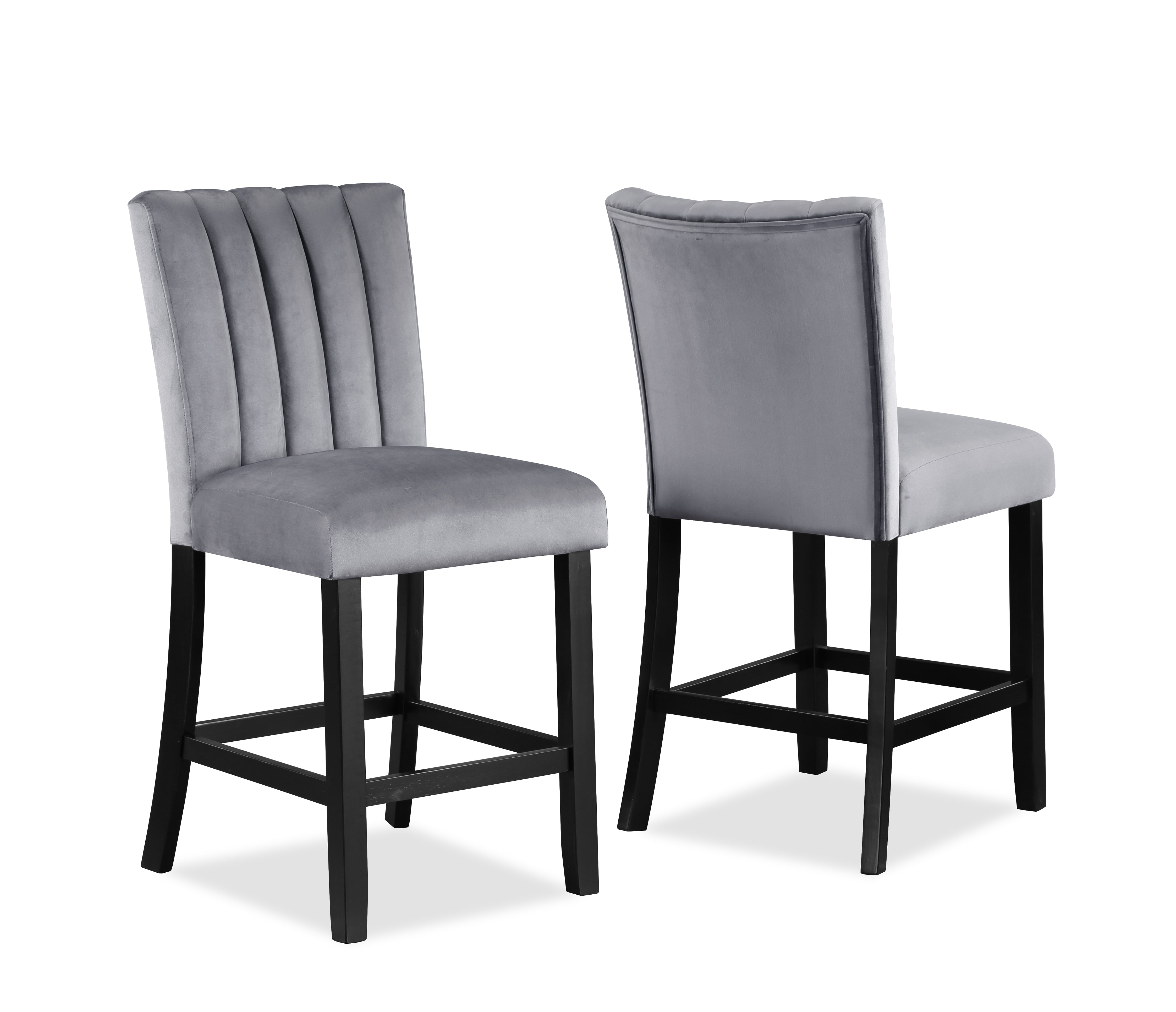 Elara 6 Pcs Counter Height Dining Set Collection With Bench