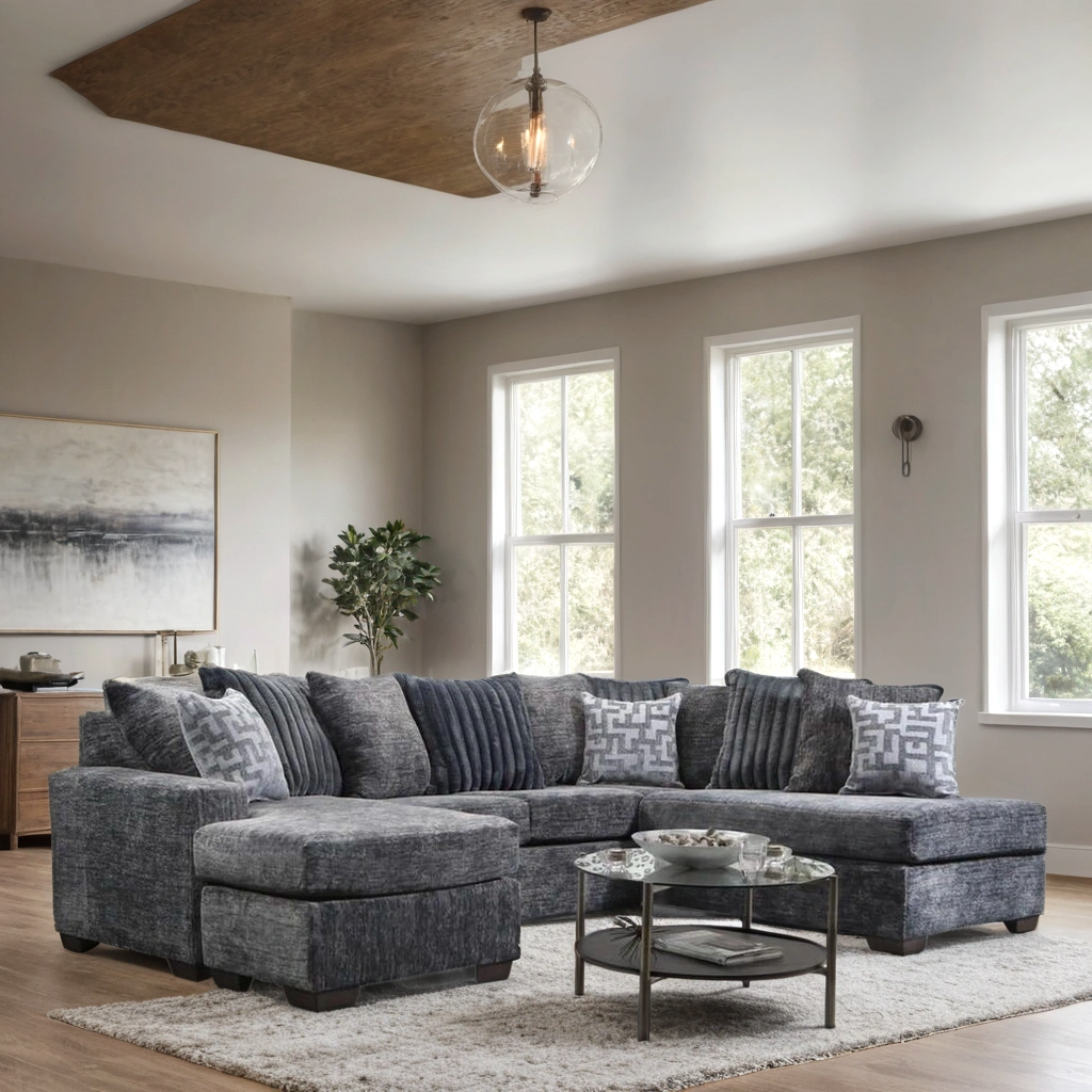 Galatic Charcoal 3Pcs Sectional