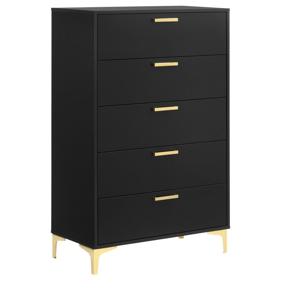 Kendall Eastern Bedroom Set Black
