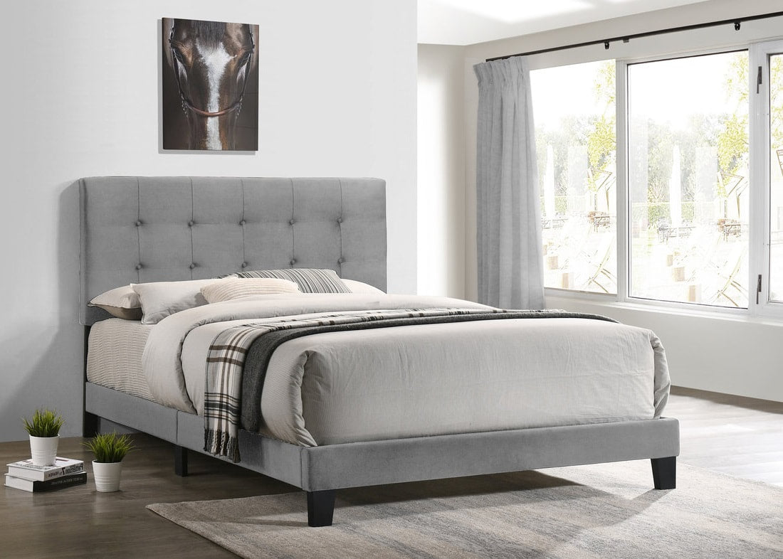 930 Grey Platform Bed