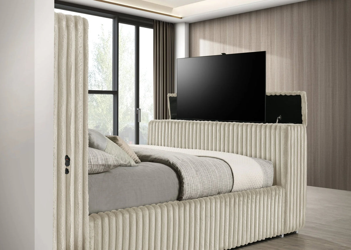Henley Bedroom Set Cream 4pc