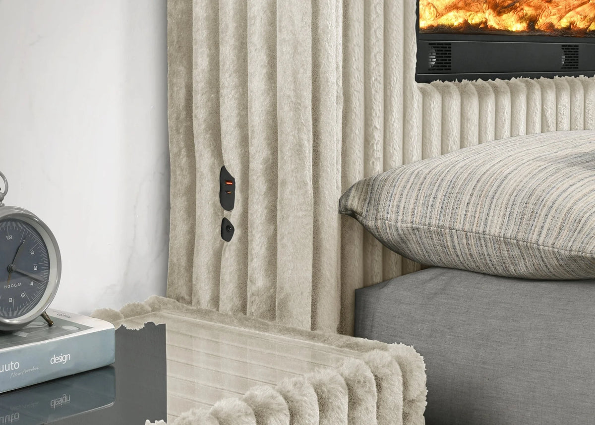 Henley Bedroom Set Cream 4pc
