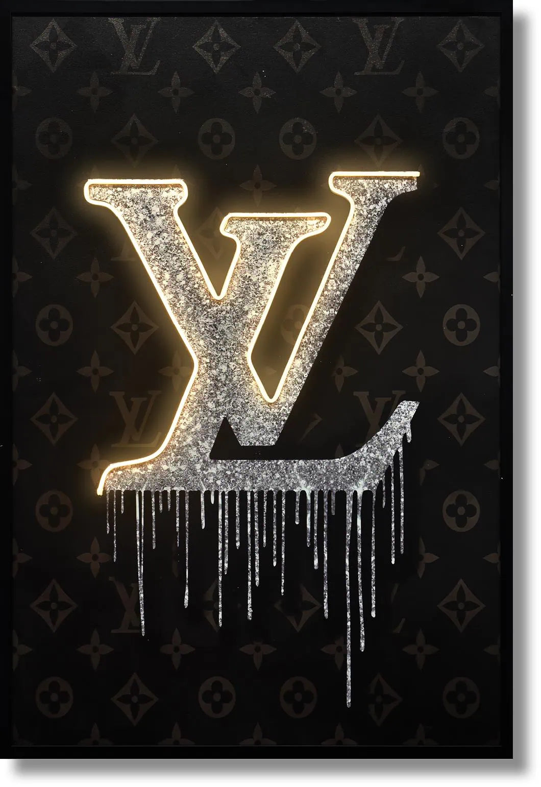 Louis Vuitton Wall Art with LED