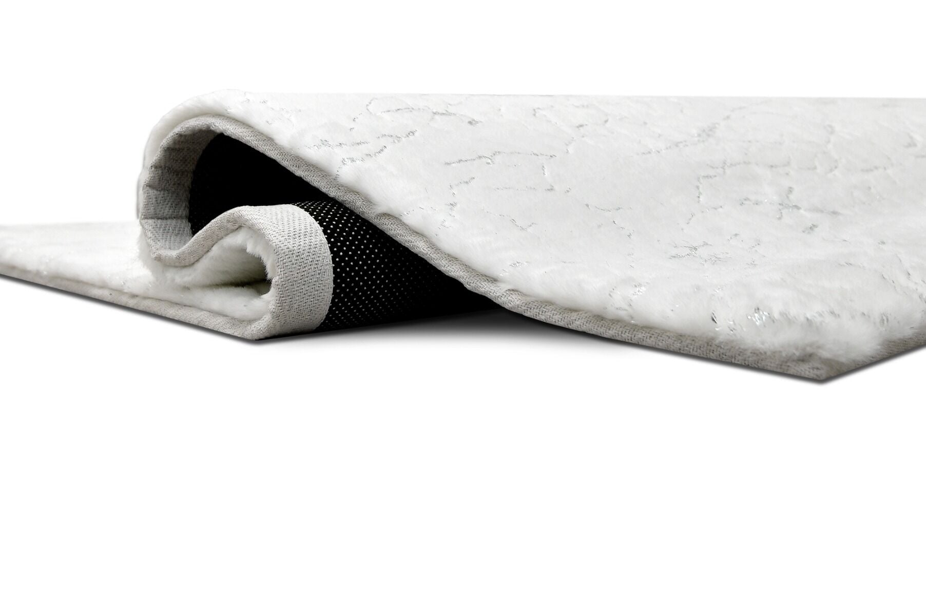 Rabbit White/Silver Rug