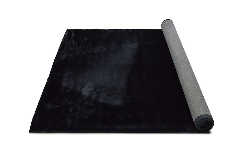 Rabbit Black Rug