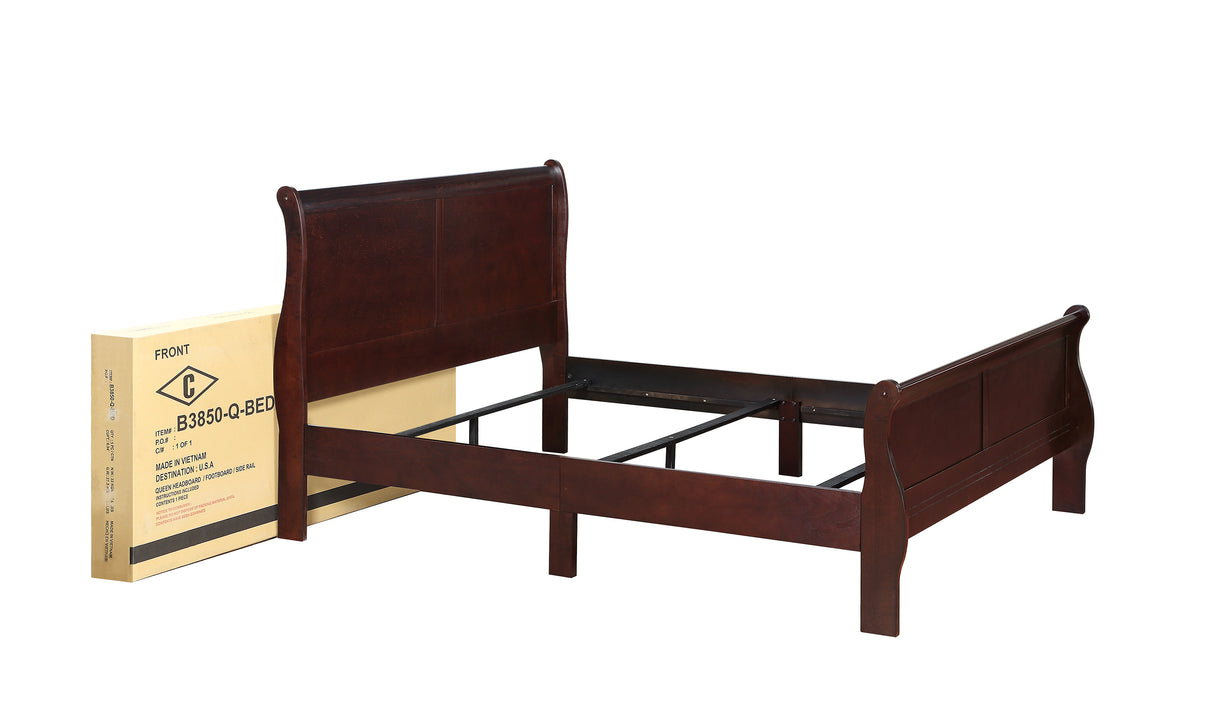 Louis Philip Cherry Bed Frame