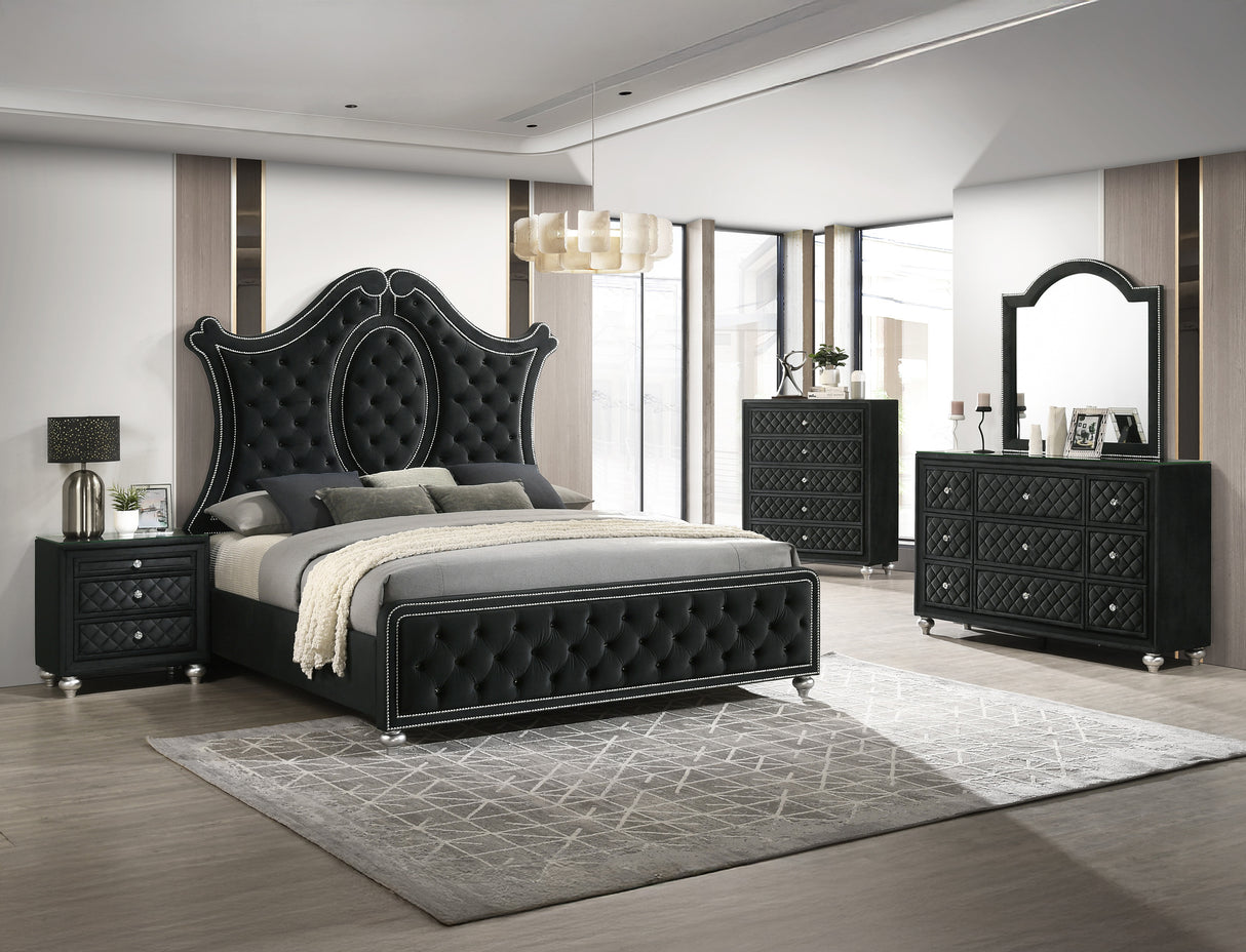 Cameo Black Bedroom Set