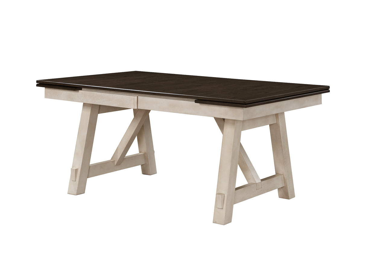 Maribelle Chalk Grey Table Height 5-Piece Dining Set