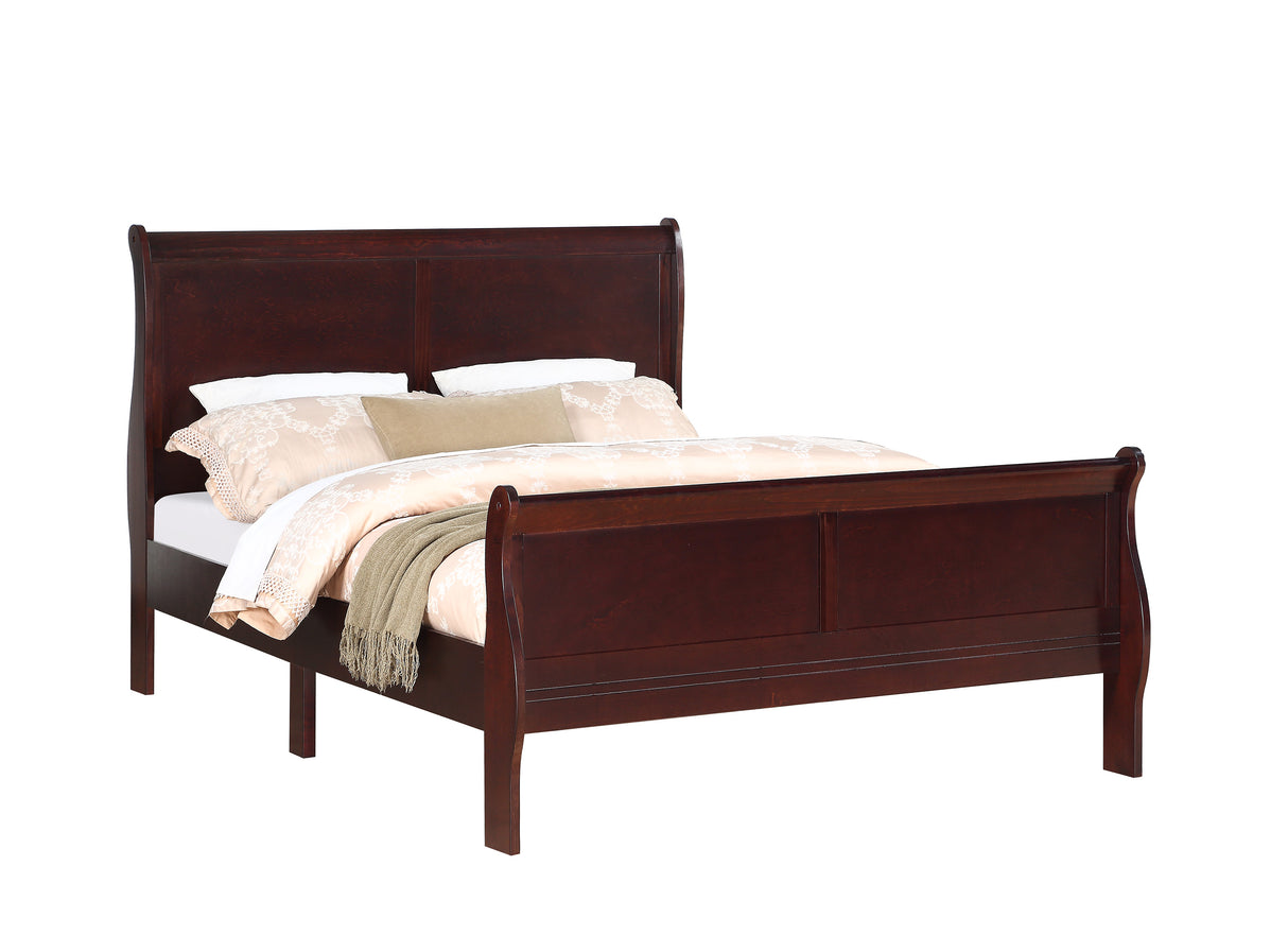 Louis Philip Cherry Bed Frame