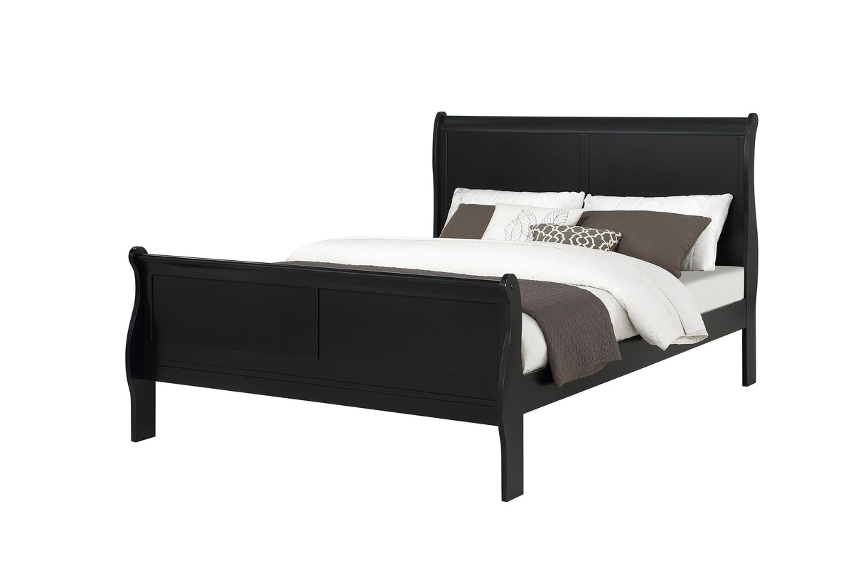 Louis Philip Black Bed Frames