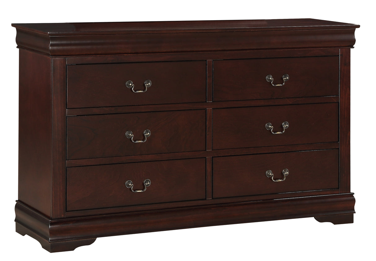 Louis Philip Cherry Bed Frame