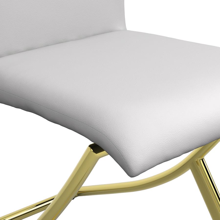Chanel Upholstered Side Chairs White