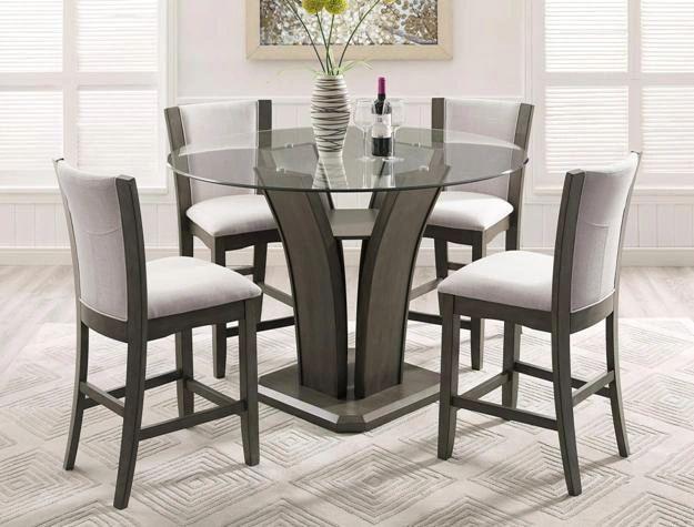 Camelia Gray 5-Piece Dinette Set