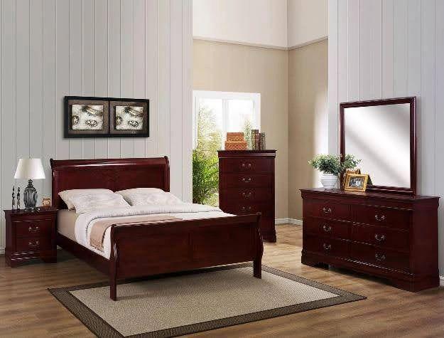Louis Philip Cherry Bedroom Chest