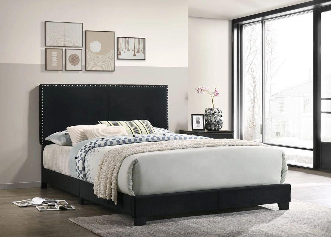 Black Velvet Bed Frame
