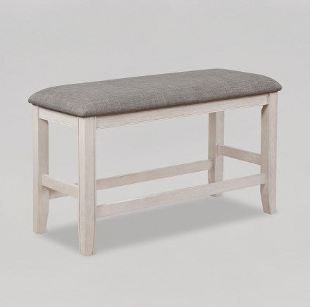 Fulton  Chalk Grey Bench