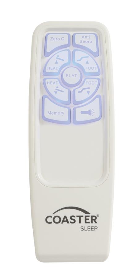 Clara Adjustable Bed Base Grey and Black