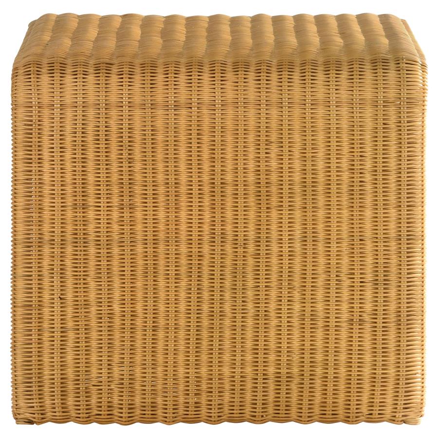 Juanita Square Rattan Coffee Table Natural
