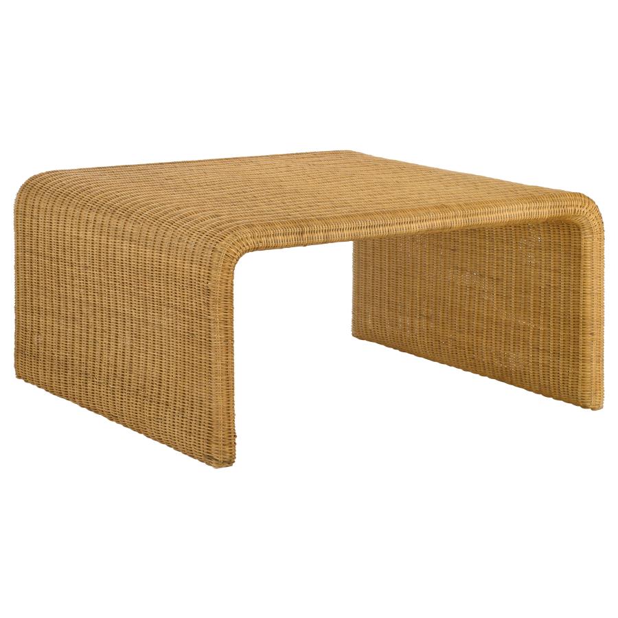 Juanita Square Rattan End Table Natural