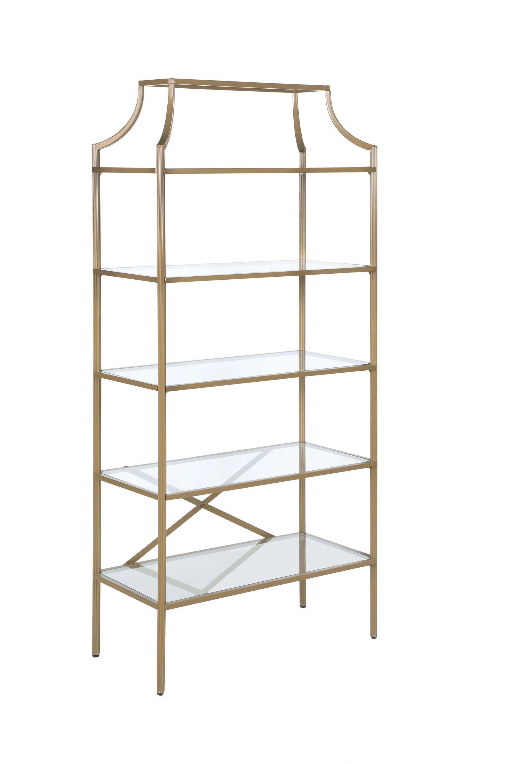 Hollywood Glam Gold Bookcase