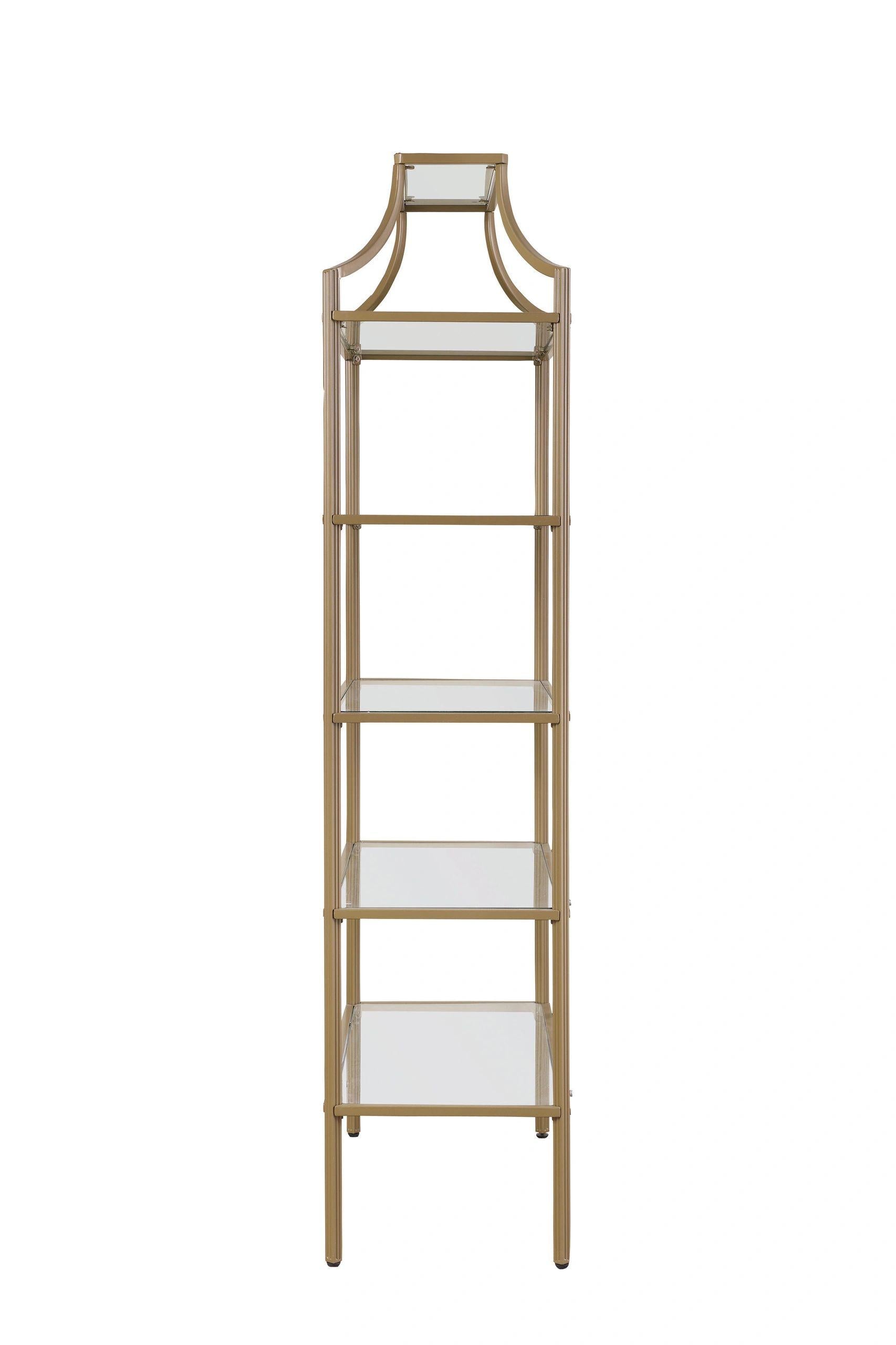 Hollywood Glam Gold Bookcase