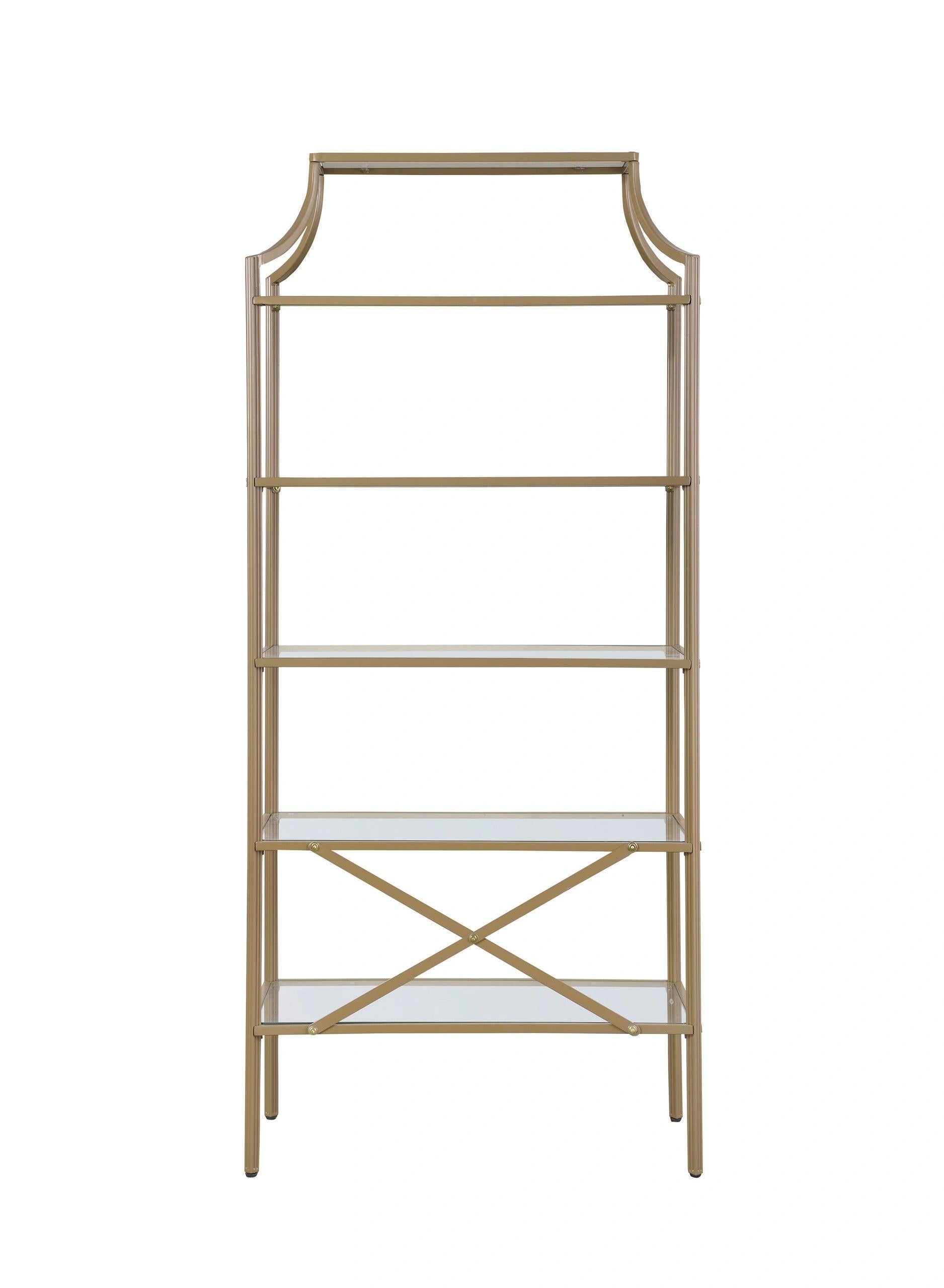 Hollywood Glam Gold Bookcase