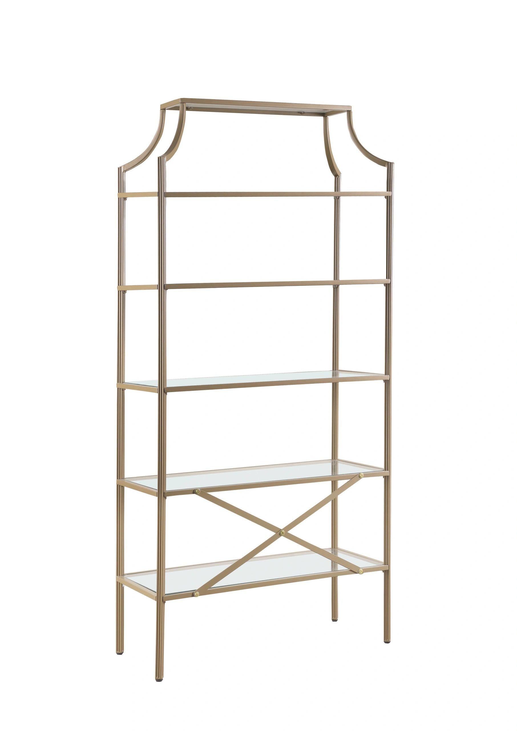 Hollywood Glam Gold Bookcase