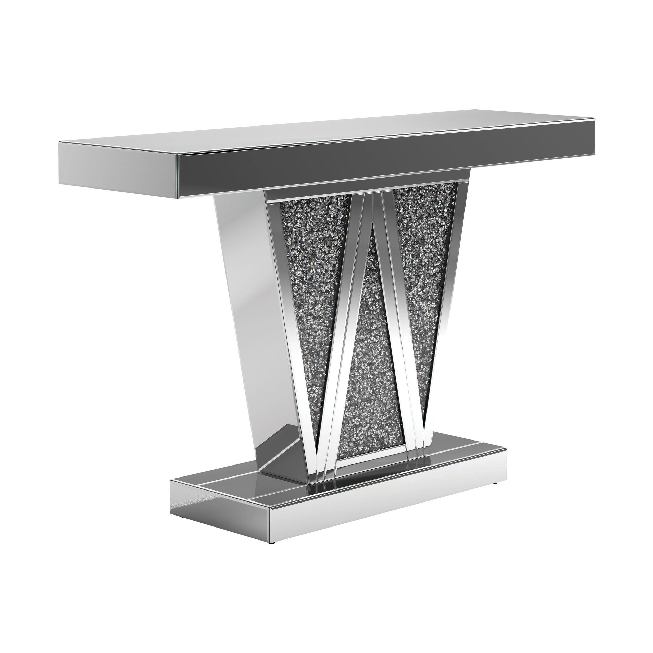 Silver Console Table