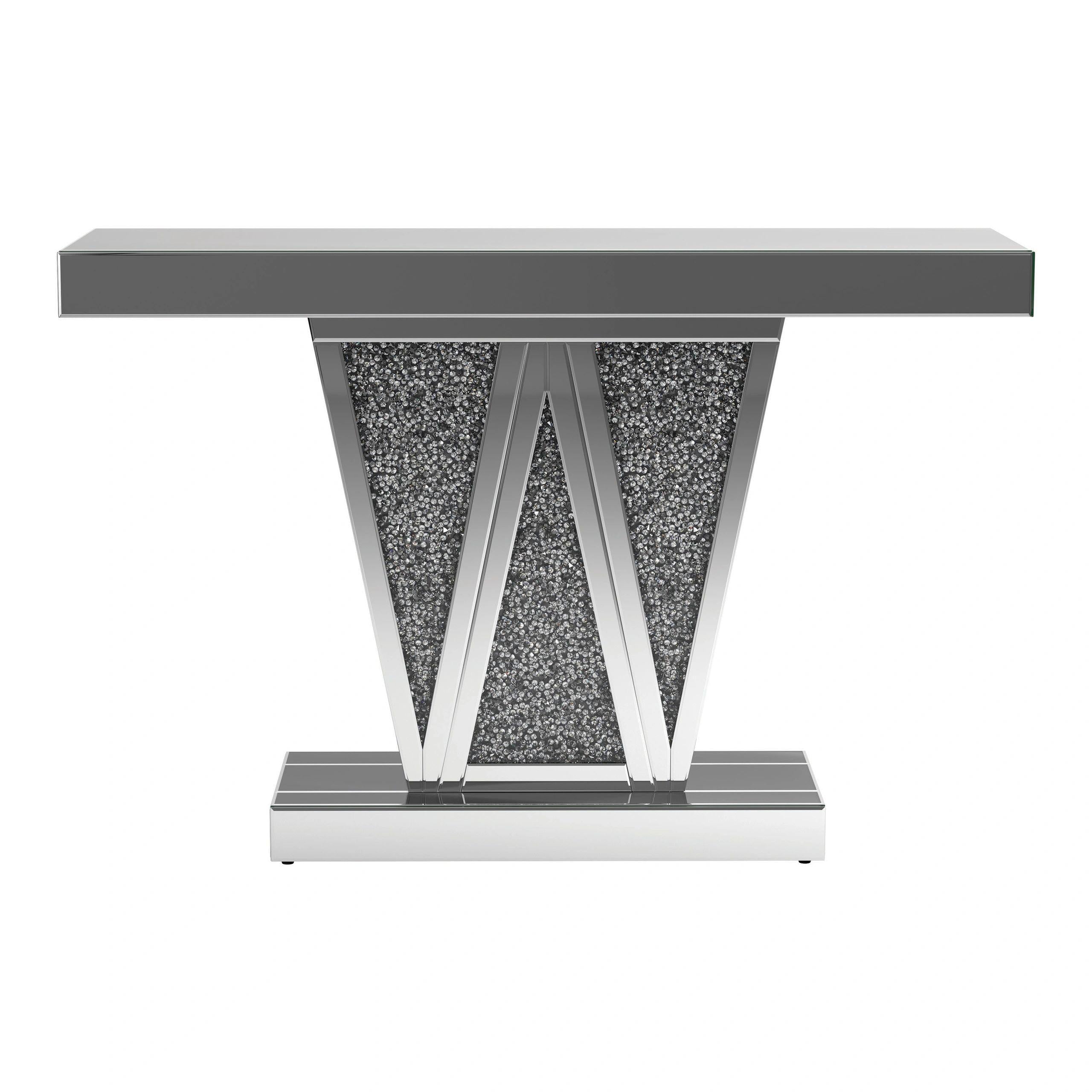 Silver Console Table