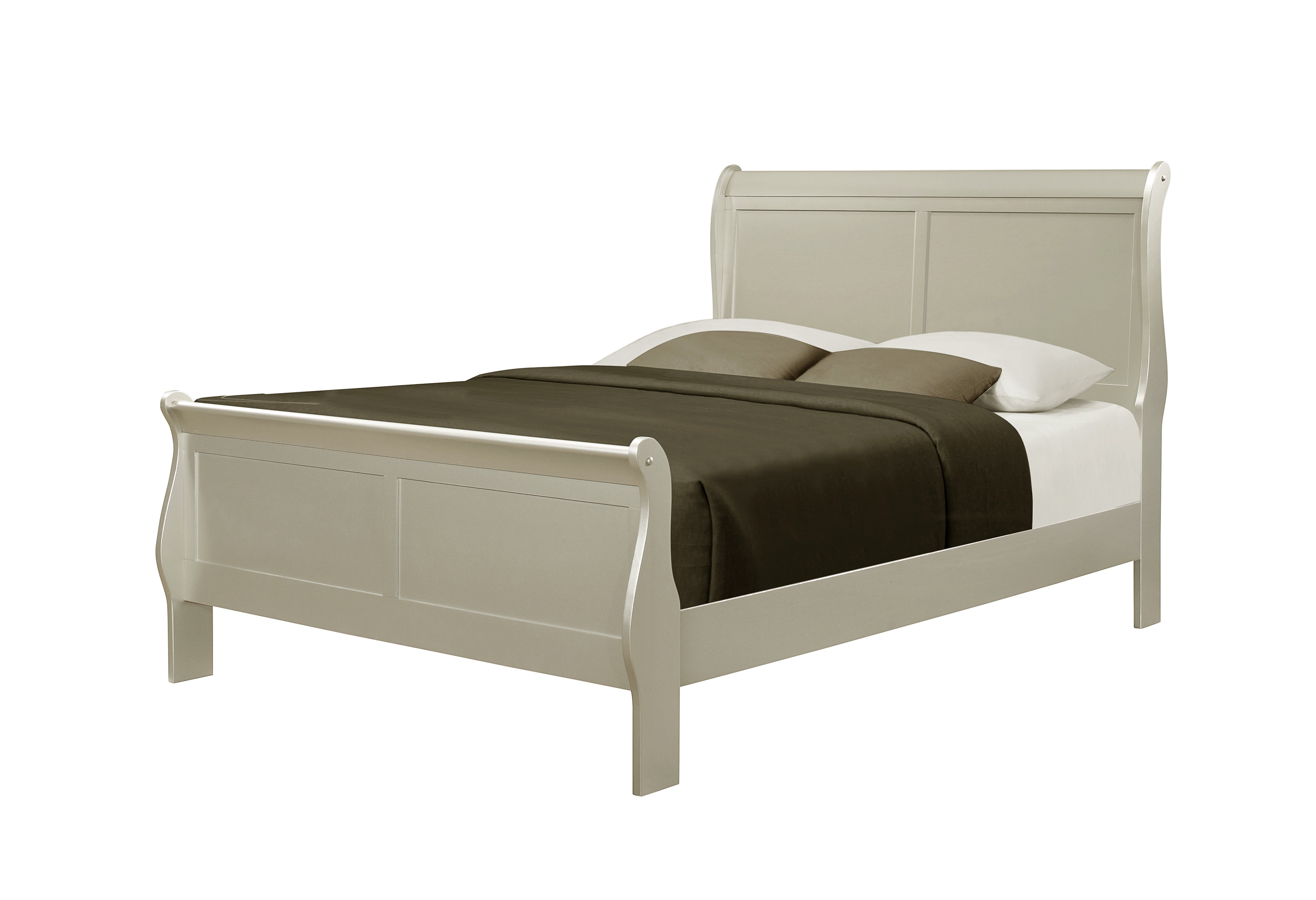 Louis Philip Champagne Bedroom Set Collection