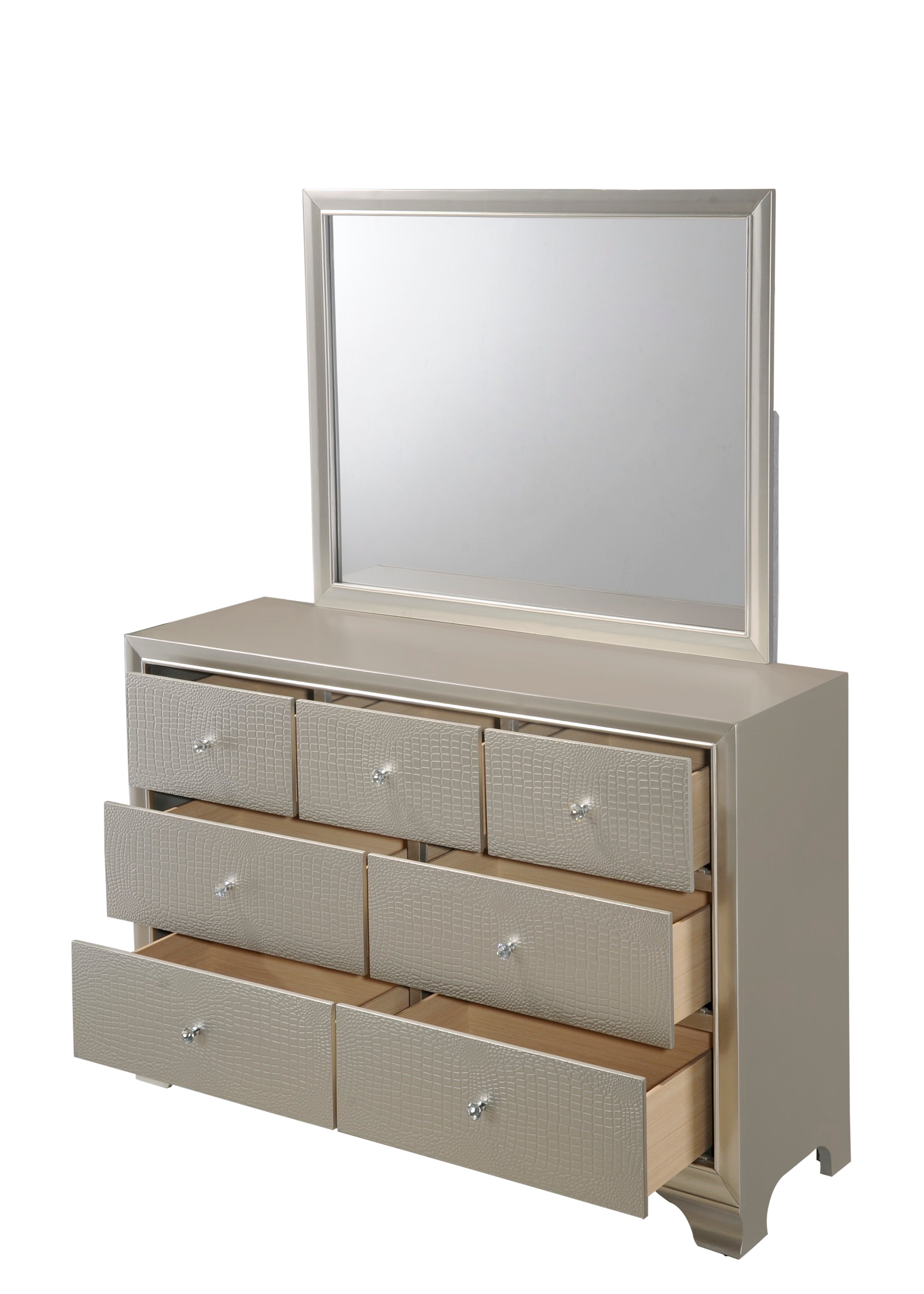 Lyssa Champagne Bedroom Set Collection