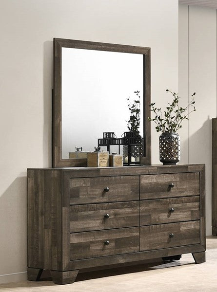 Atticus Wood Bedroom Dresser & Mirror