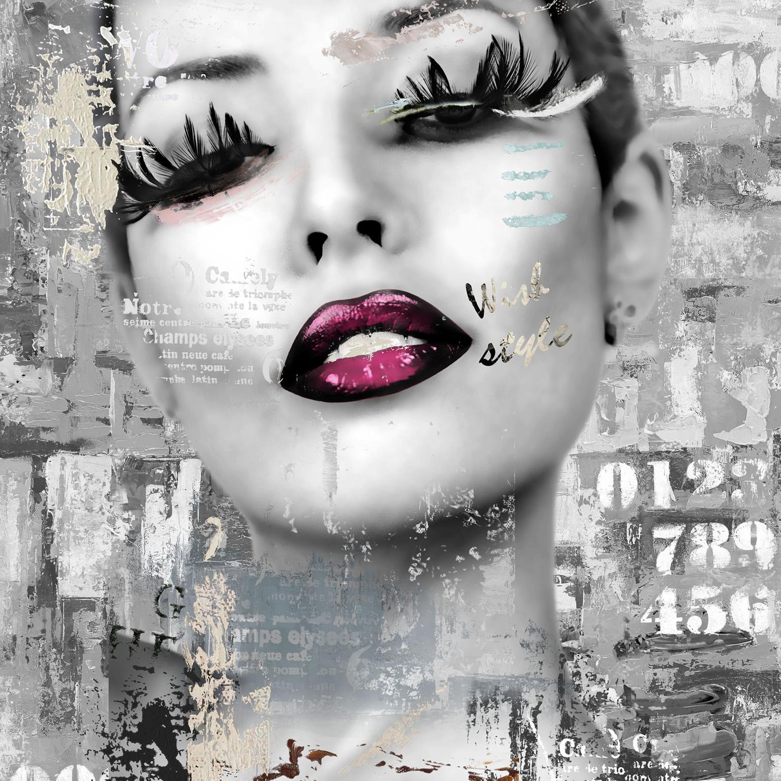 Temp Glass w/Foil – Lashes and Lips