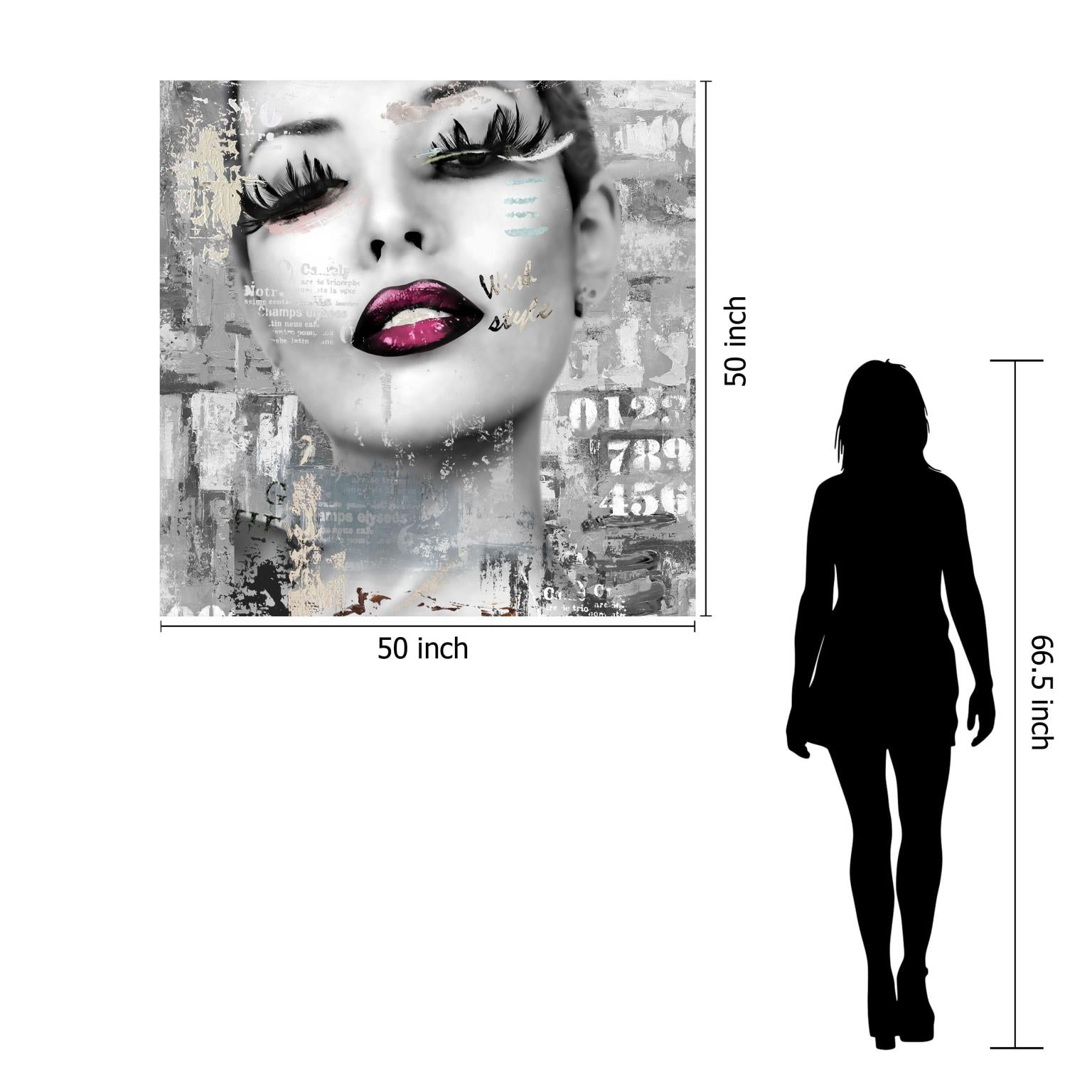 Temp Glass w/Foil – Lashes and Lips