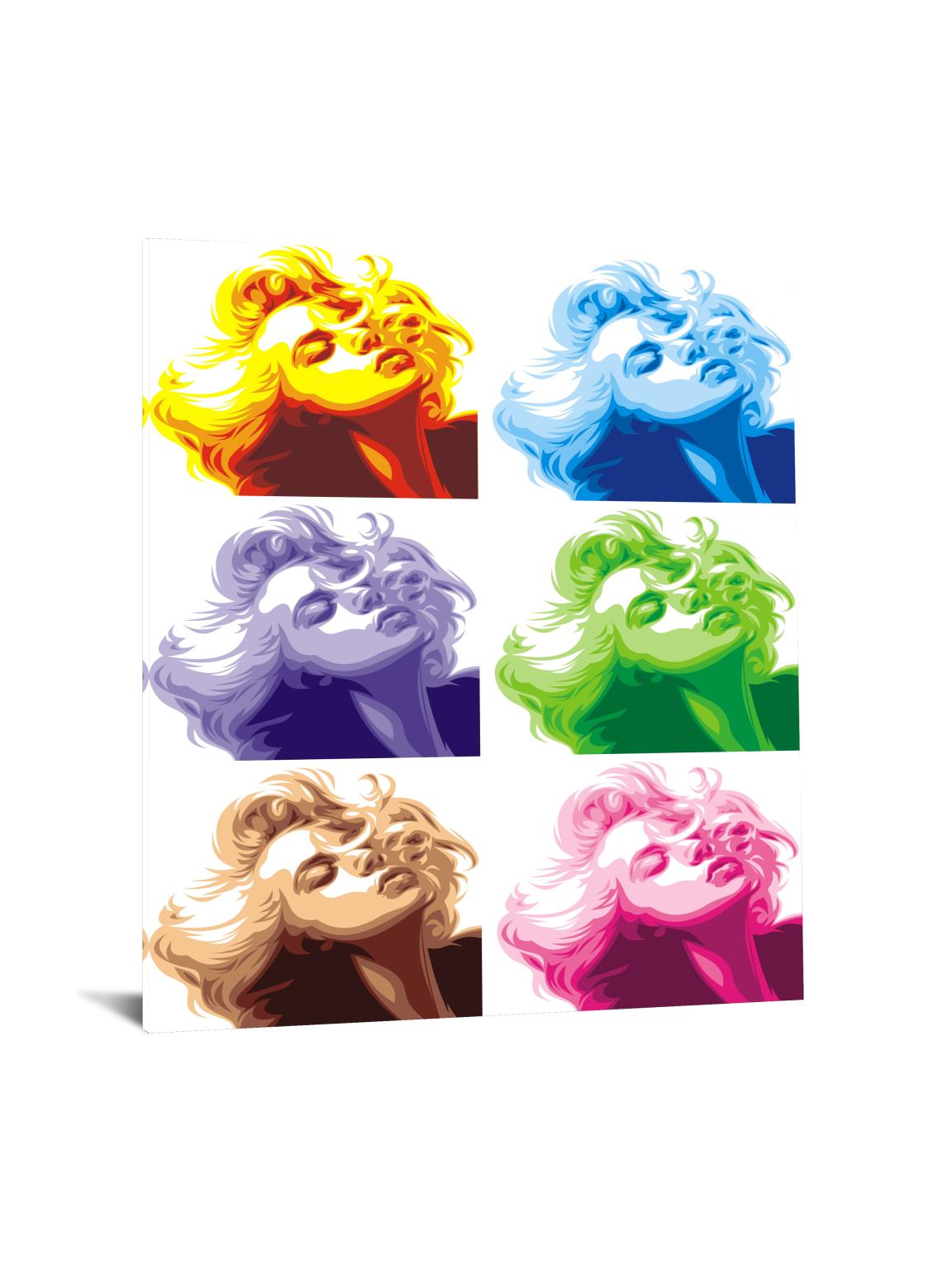 Temp Glass w/Foil -Marilyn