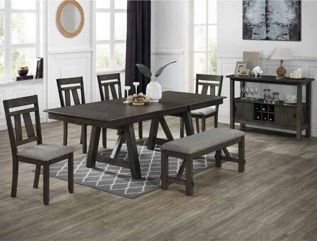 Maribelle Dark Grey Bench