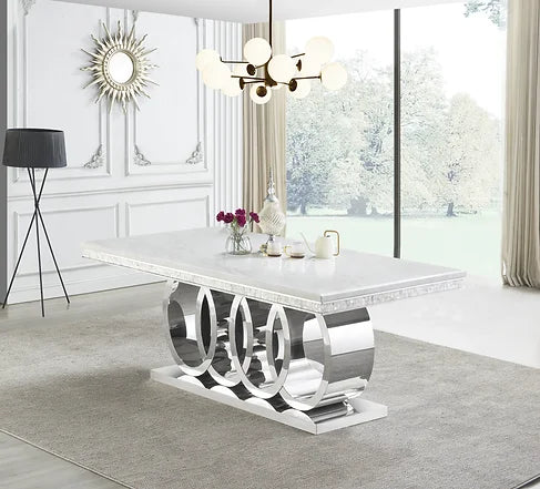 Giovanni Marble Dining Set