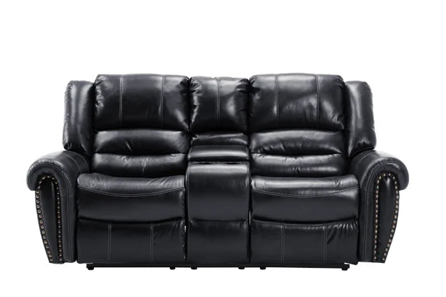 Lexington Black 3PC Reclining Living Room